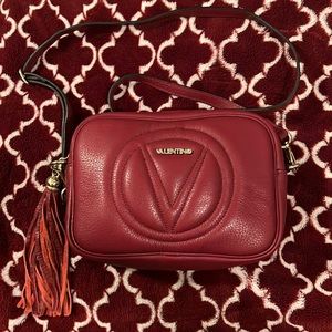 **Authentic** Gently Used Burgundy Valentino purse.